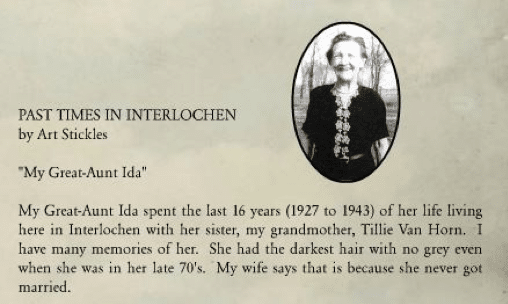Part of Uncle Art’s story about my 2G Aunt Ida