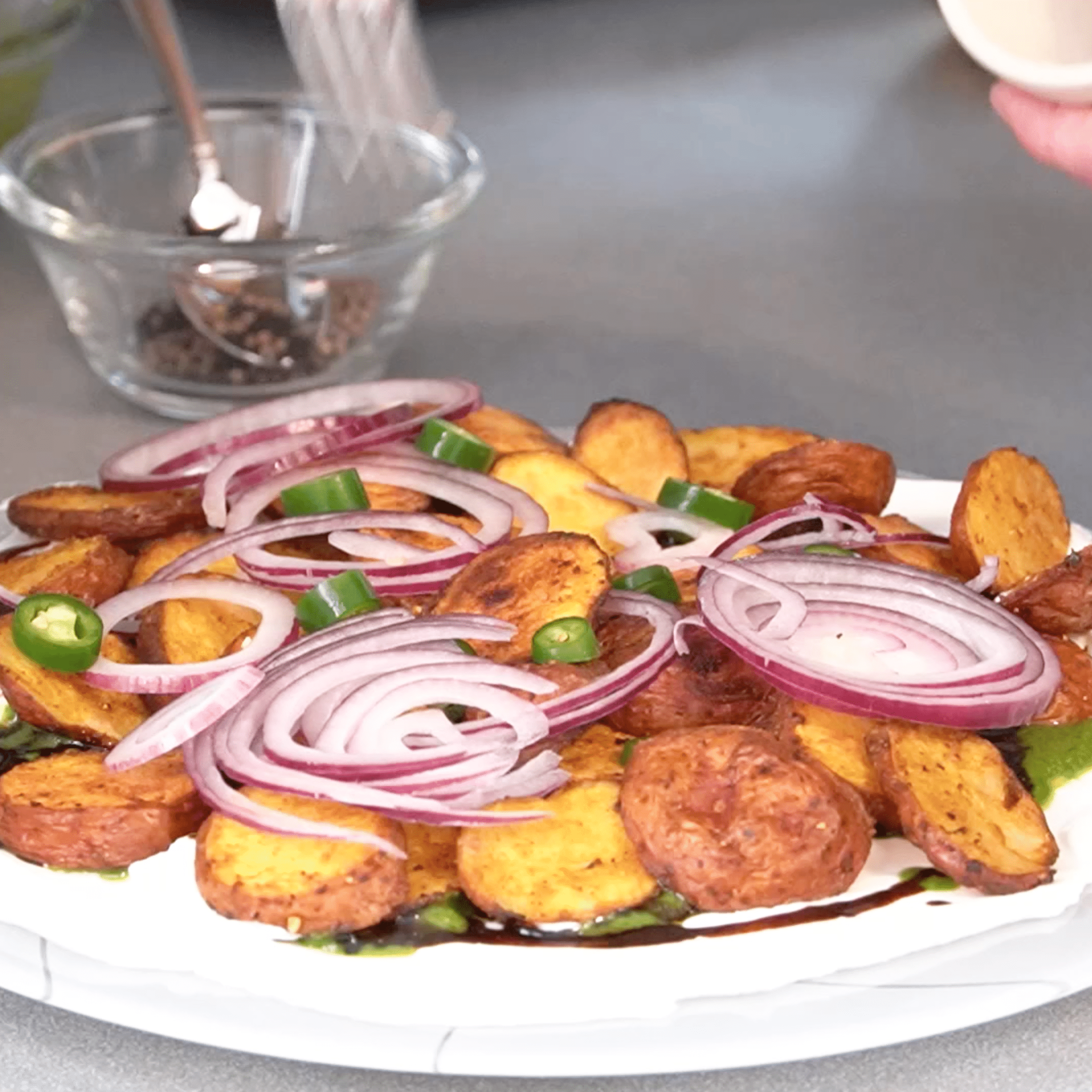 Chaat Masala Potatoes