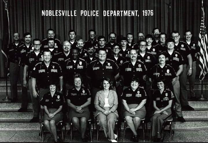 1976 Noblesville Police Department group photo